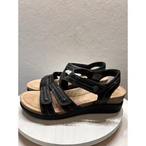 Black Women's Comfort Strappy Sandals